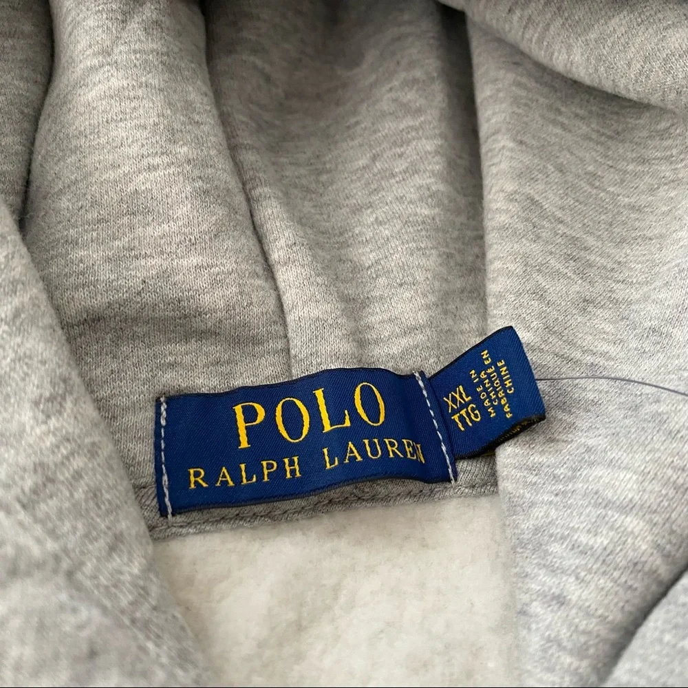Ralph Lauren Polo Bear Hoodie - Men’s 2XL | New with Tags | Gray | Authentic
